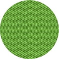thumbnail image 1 of Ahgly Company Machine Washable Indoor Round Transitional Green Area Rugs, 7' Round, 1 of 7