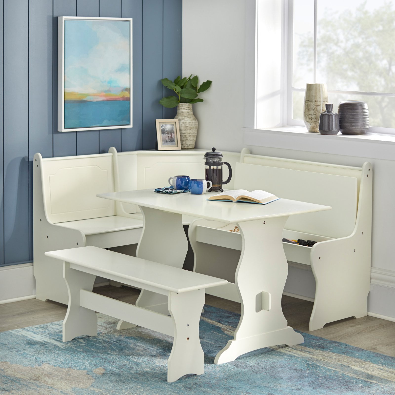 3 Piece Breakfast Nook Dining Set Walmart