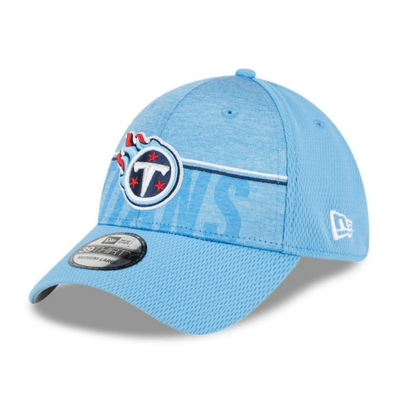 Men's New Era Light Blue Tennessee Titans 2023 NFL Training Camp 39THIRTY Flex Hat