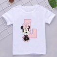 thumbnail image 3 of Camisetas de algodón para niños de Minnie, combinación de letras de la A a la Z, ropa de dibujos animados de Disney Kawaii, camisetas casuales para niños y niñas, 3 of 5