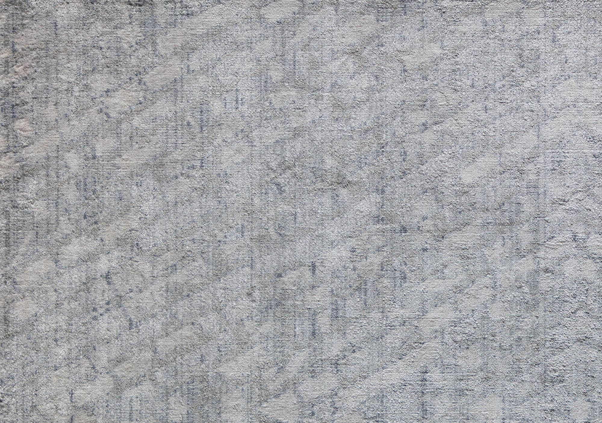 Rugs America Romeo JL70A Misty Gray Abstract Vintage Gray Area Rug, 2'6" x 8'