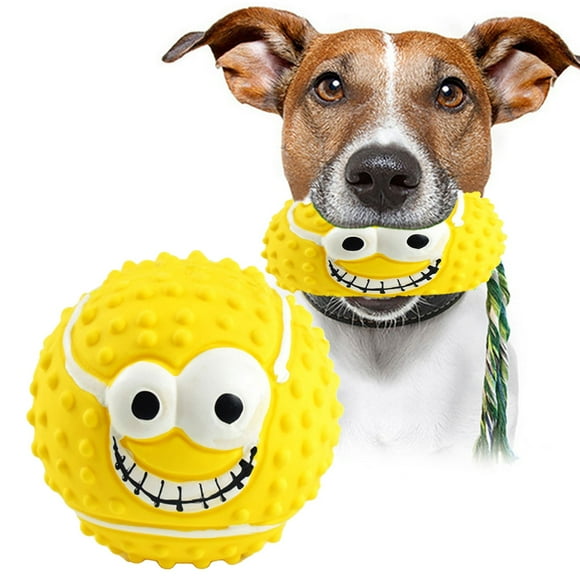 SIfdSeng Squeaky Dog Toys Soft Latex Rubber Squeaky Dog Ball for Small Puppies and Medium Dogs Durable Dog Squeak Toys Interactive Play Soccer Ball Teething Toys for Puppies Small Breed