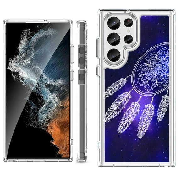 Shockproof Bumper Phone Case for Samsung Galaxy S23 Ultra 5G, by OneToughShield ® - Dream Catcher