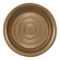 thumbnail image 5 of Kate and Laurel Mahdavi Modern Plant Stand Table, 12 x 12 x 27, Gold, Unique Accent Table with Textured Top, 5 of 7
