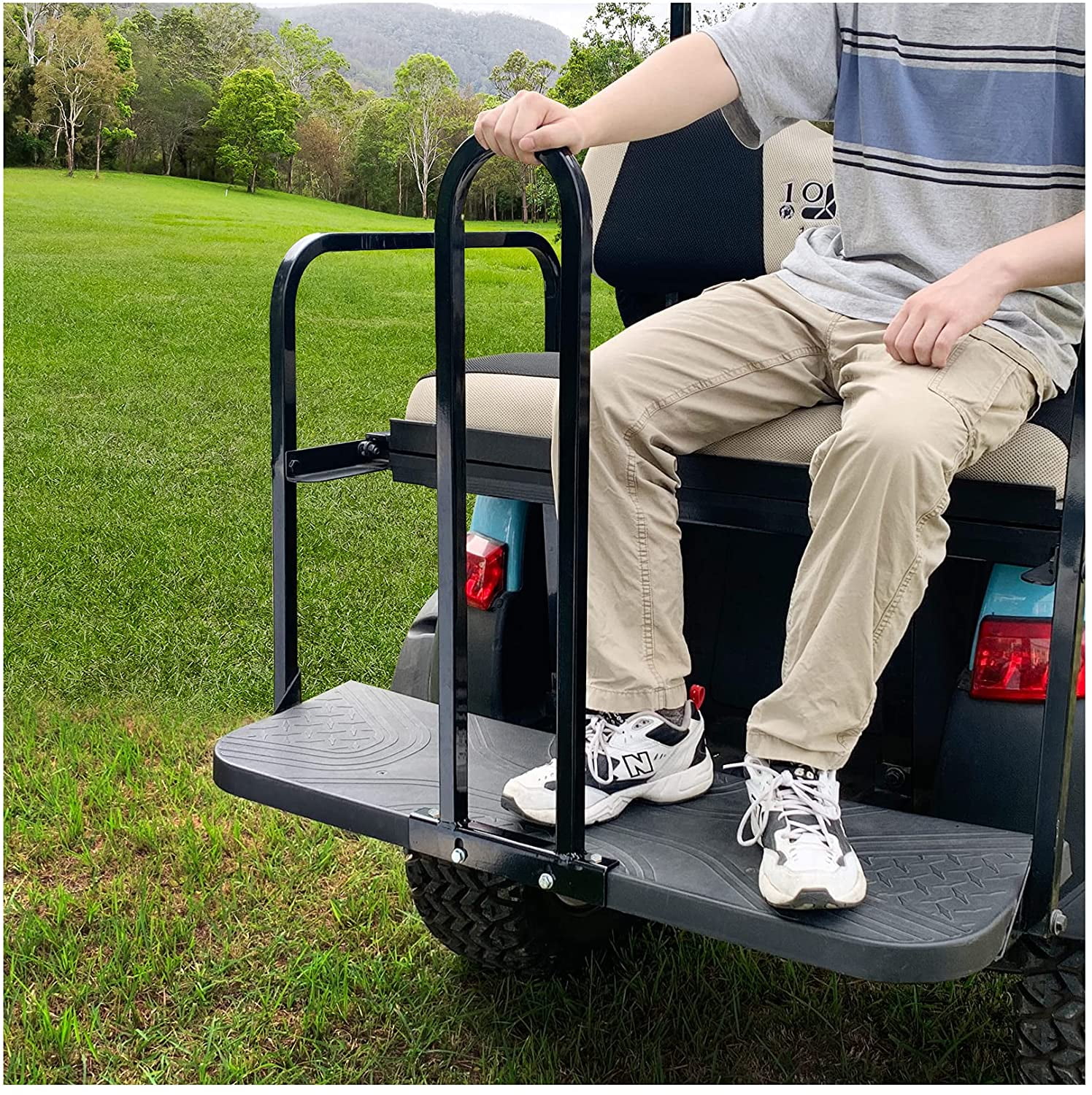 Golf Cart Heavy Duty Rear Seat Safety Grab Bar,Hand Rail Grab Bar