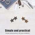 thumbnail image 3 of OFFIGAM 16 Pairs Waist Buttons for Jeans, Detachable Fastening, Adjustable Resize, Assorted Colors, Alloy Star Shape Design, 3 of 6