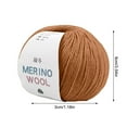 thumbnail image 5 of Premium Wool Yarn for Knitting | Soft Blend | Medium Coarse 2.0mm Thick Warm Yarn for Scarves, Hats & Sweaters | All Ages Handcrafting, 5 of 6