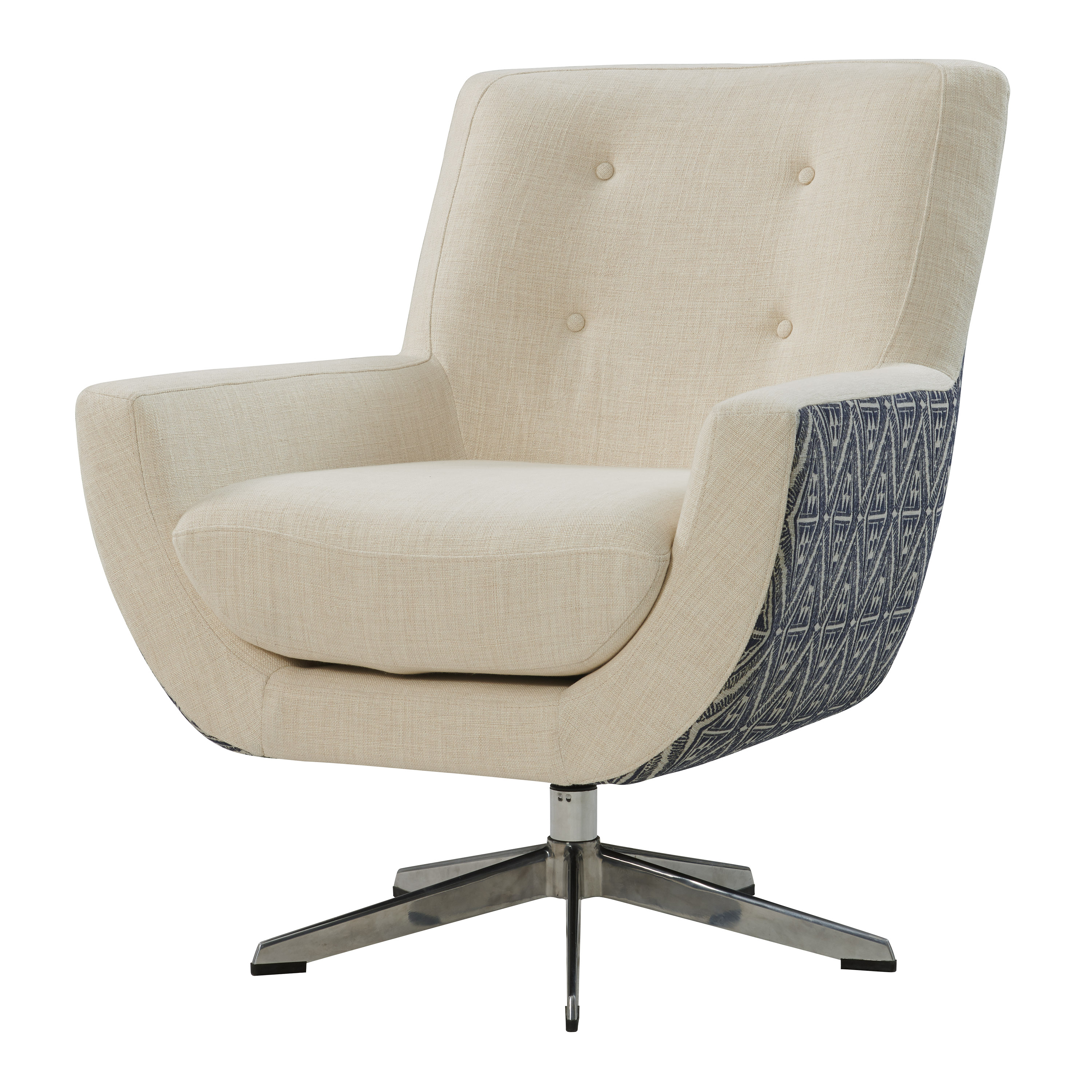 Astoria Fabric Swivel Accent Chair - Walmart.com