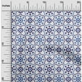 thumbnail image 1 of oneOone Viscose Jersey White Fabric Floral & Tiles Moroccan Dress Material Fabric Print Fabric By The Yard 60 Inch Wide, 1 of 5