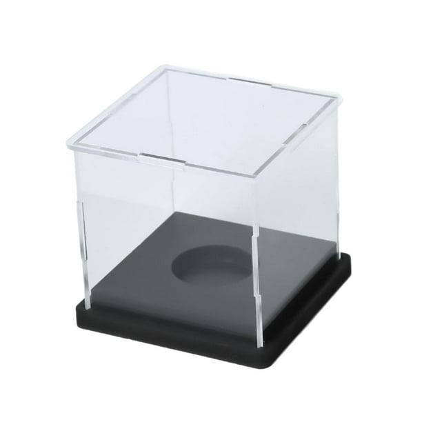 Vitrina para sóftbol, almacenamiento, decoración, estable, exhibidor, cubo de exhibición a prueba de polvo, soporte acrílico para pelotas de béisbol