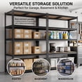 thumbnail image 4 of ZEUKMXOO 2-Pack 60"H Heavy Duty Garage Shelving Unit, 2250 lbs Capacity Adjustable Metal Storage Shelves, Steel Rack for Basement, Pantry, Warehouse, Kitchen, 4 of 7