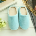 thumbnail image 6 of VerPetridure House Slippers for Women Men Fuzzy Slippers Fluffy Bedroom House Shoes Memory Foam Suede Cozy Plush Breathable Anti-Slip Indoor & Outdoor Winter, 6 of 9