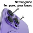 thumbnail image 4 of Nalacover for iPhone 16 Pro Max Invisible Stand Magnetic Case for Women Men,Compatible with MagSafe Charger,Shockproof Slim Support Car Mount Phone Case with All-inclusive Camera Lens Film,Darkpurple, 4 of 7