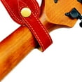 thumbnail image 1 of Sangle de Guitare en Cuir pour Guitare Acoustique Folk Classique Multicolore Cuir Rouge, 1 of 6
