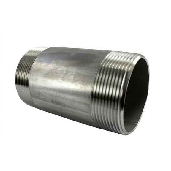Barrel Nipple 2" NPT Threaded Ends, 2" Male x 2-1/2" Length