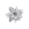 thumbnail image 1 of Wosthever Flor de Navidad Decoración Artificial Flores Cabezas Hotel Oficina Granja Chimenea Árbol de Navidad Adornos Cumpleaños Kits de decoración para fiestas Plata Wosthever HA065247-05, 1 of 6