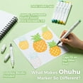 thumbnail image 6 of Ohuhu 216-Color Brush Markers, Dual Tip Brush & Chisel, Alcohol-Based, Refillable, Honolulu Series for Adults Coloring, 6 of 8