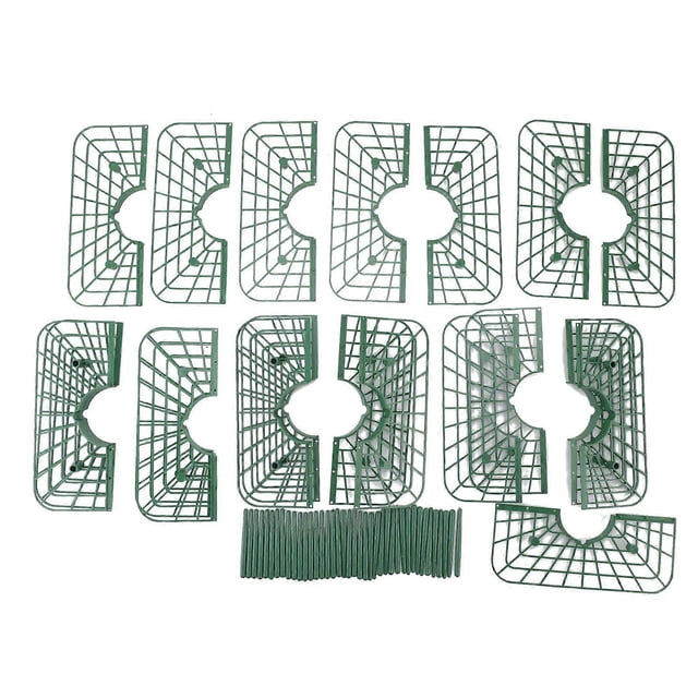 Support de culture de fraises amovible en polypropylène, imperméable et réutilisable, pour la plantation en terre et en pots d'intérieur