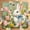 Color 1, variant on Mahjong Mat 31.5" x 31.5" Peacock Teal Gold Feathers Abstract Marble Non-Slip Noise Reduction American Mahjong Tiles Table Cover for Dominoes Poker Card Board Games Gift