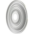 thumbnail image 4 of Ekena Millwork 19"OD x 3 1/2"ID x 1"P Cole Thermoformed PVC Ceiling Medallion (Fits Canopies up to 5 1/8"), Bright Coat Aluminum, 4 of 10