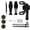 Silver, variant on Bike Tire Repair Kit - Mini Bike Pump and Tool Set for Road & Mountain Bikes, Compact Emergency Repair (Black)