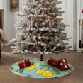 thumbnail image 6 of Bingfone Christmas Tree Skirt Mat Christmas Decoration Interior 36"-Lemon, 6 of 8
