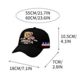 thumbnail image 5 of 250Th Cap United States 250Th Anniversary Hat Printed Design,Bald Printed Patriotic Baseball Cap For Men Women, 5 of 5
