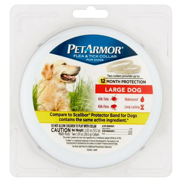Petarmor Flea Tick Prevention Collars For Large Dogs 12 Months Protection Walmart Com