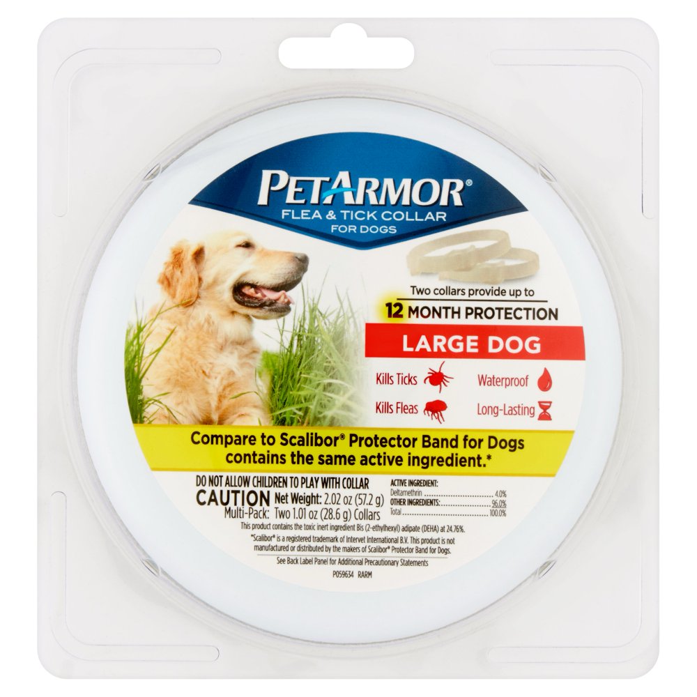 PetArmor Flea & Tick Prevention Collars for Large Dogs, 12 Months