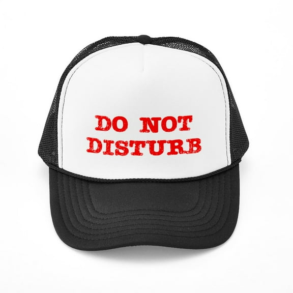 CafePress - Do Not Disturb - Adjustable Unisex Printed Trucker Hat with Mesh Back