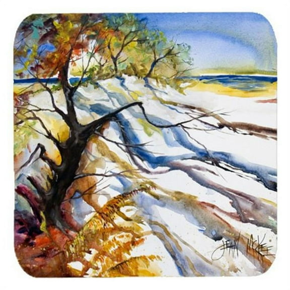 Sand Dune Foam Coasters, Set Of 4