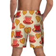 thumbnail image 4 of Haiem Cups of Tea Mens Swim Trunks with Compression Liner 2 in 1 Swimming Shorts Stretch Swimwear Quick Dry,Board Shorts-X-Large, 4 of 9