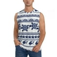thumbnail image 1 of Balery Sea Underwater Turtles Camisetas sin mangas para hombre, absorbe la humedad y protege contra el mal olor.-Medium, 1 of 7