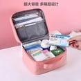thumbnail image 2 of Kit Médical d'Urgence Multifonctionnel Portable Grande Capacité Étui de Rangement Rose/vert/gris, 2 of 9