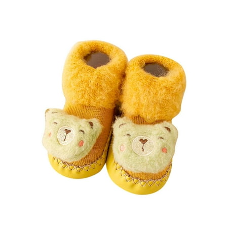 

Autumn Winter Comfortable Shoes Baby Toddler Shoes Cute Cartoon Children Cotton Warm Breathable Non-Slip Floor Sneakers