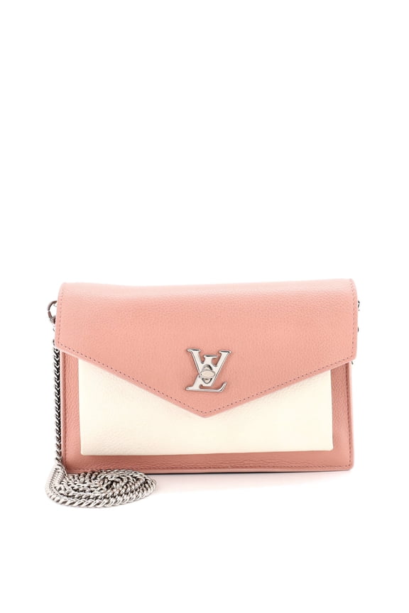 Pre-Owned Mylockme Chain Pochette Leather By Rebag