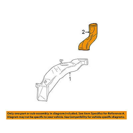 CHRYSLER OEM Dash A/C AC Heater-Air Vent Rear Duct 4677527AB