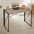 thumbnail image 1 of Mesa de hogar multiusos, escritorio de oficina, Marrón FurnitureR HARPER DESK, 1 of 6