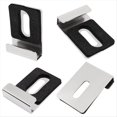 thumbnail image 3 of Kit Colgante de Espejo Resistente 10 Piezas, Clips Hardware Montaje Pesado para en Pared, Agujero Único Plata, 3 of 5