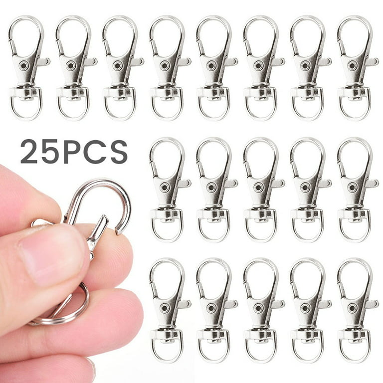 10pcs Metal Swive Alloy Star Snap Clasp Keychain for Your DIY