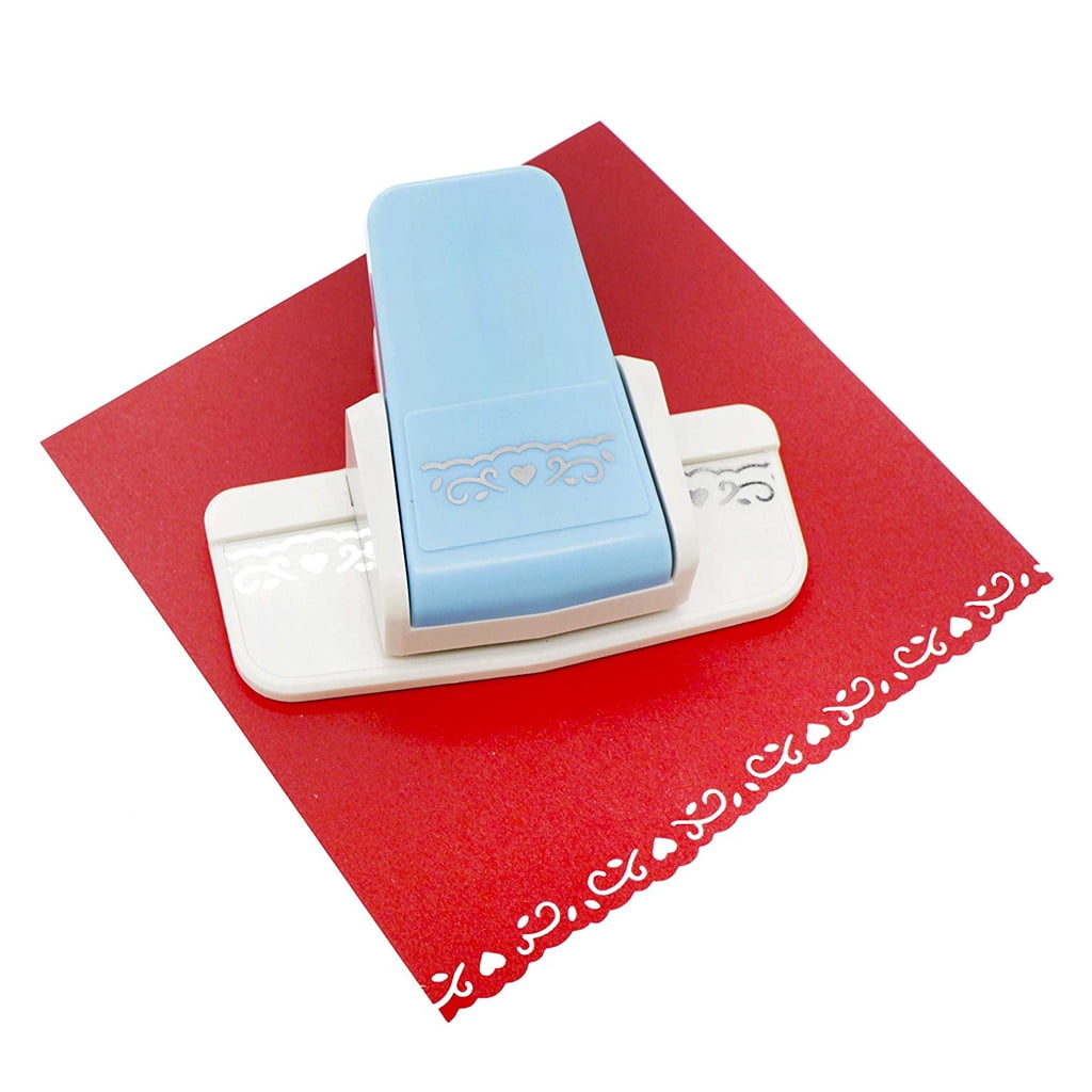Border Punch Paper Edger Scrapbook Craft Card Making DIY Card Border Blue