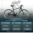 thumbnail image 6 of Hybrid Bike for Adults, Akaber 24-Speed 700C Road Bike for Men, Lightweight Adult Bicycle, 6 of 7