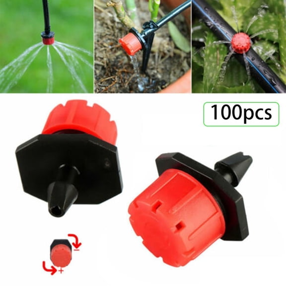 10/200Pcs Watering Drippers Self Hose Kits Plant Drip Irrigation