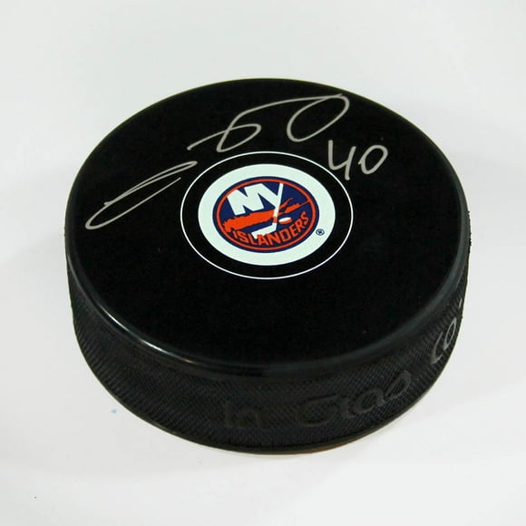 Semyon Varlamov New York Islanders A Dédicacé la Rondelle de Hockey