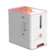 thumbnail image 1 of GROWTH TANK Pet Food Container Cat Food Organizer Sturdy Food Container Large Food Container Pink, 1 of 9