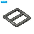 thumbnail image 3 of Uxcell 23/32 Inch Tri-Glide Slide Buckles, 10 Pack Metal Webbing Strap Fastener for Backpack Bag Belt, Black, 3 of 5