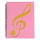 thumbnail image 1 of Desiderio 1 carpeta de música de 30 páginas (puede caber 60 hojas) Carpeta de música A4 Libro de partituras de piano, rosa claro, 1 of 5