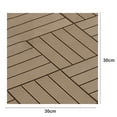 thumbnail image 6 of BAETEUY Floor Tile Snap Fit Multiple Mounting Styles with Open Mesh Outdoor Flooring All Weather Use Deck Tiles Household Use, 6 of 8
