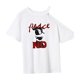 thumbnail image 4 of Camiseta para mujer disfraz de verano ajuste regular suave cuello redondo camiseta para viaje de vacaciones S, 4 of 7