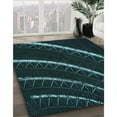 thumbnail image 3 of Ahgly Company Machine Washable Indoor Rectangle Transitional Night Black Area Rugs, 4' x 6', 3 of 7